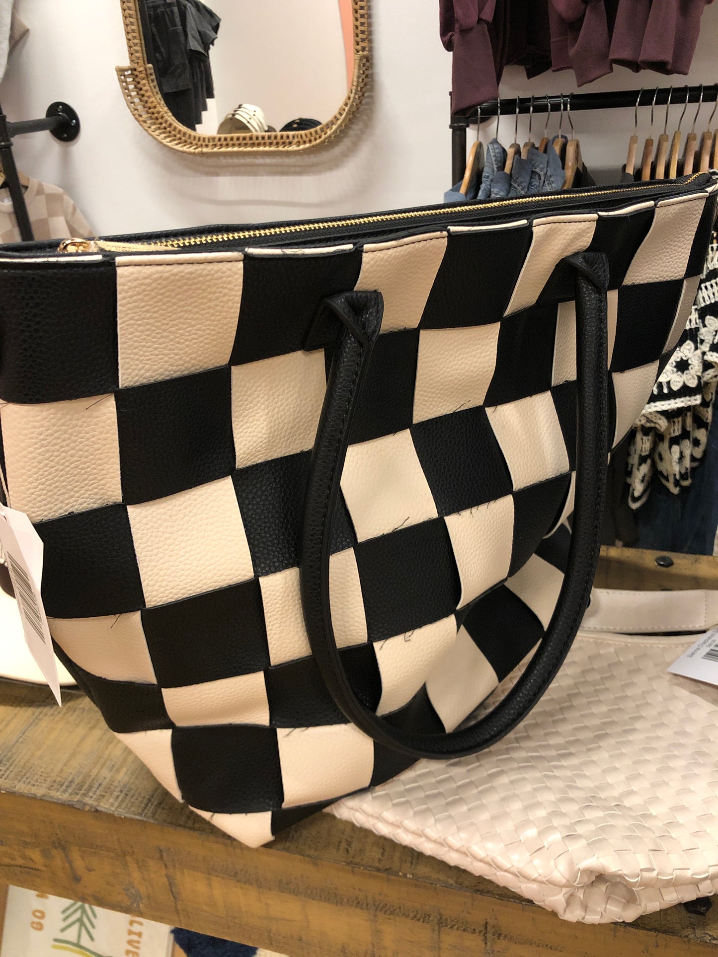 Checkmate Black Tote