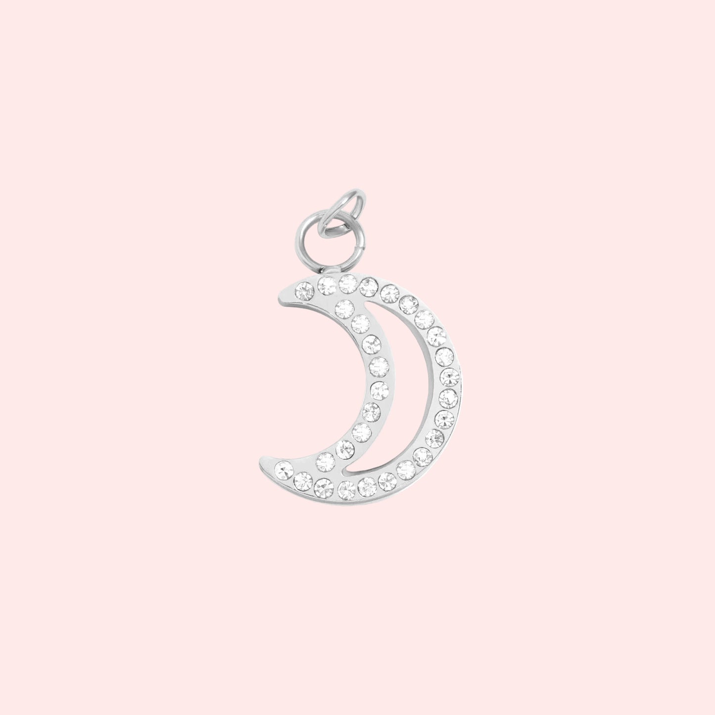 Mother of Pearl Crescent Moon Charm