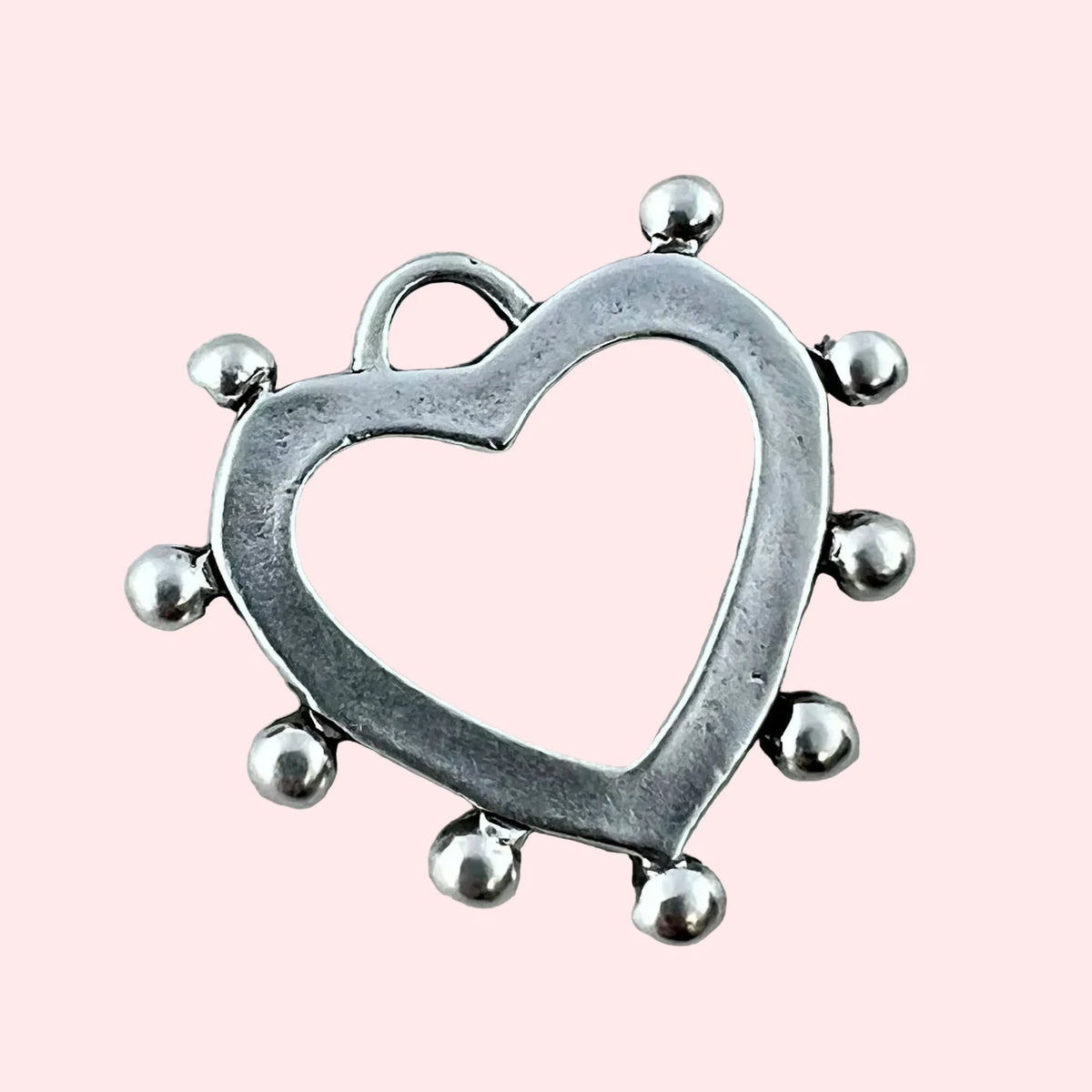 The Open Heart Pendant - Silver