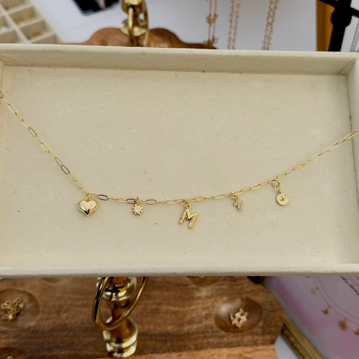Puffed Heart Charm