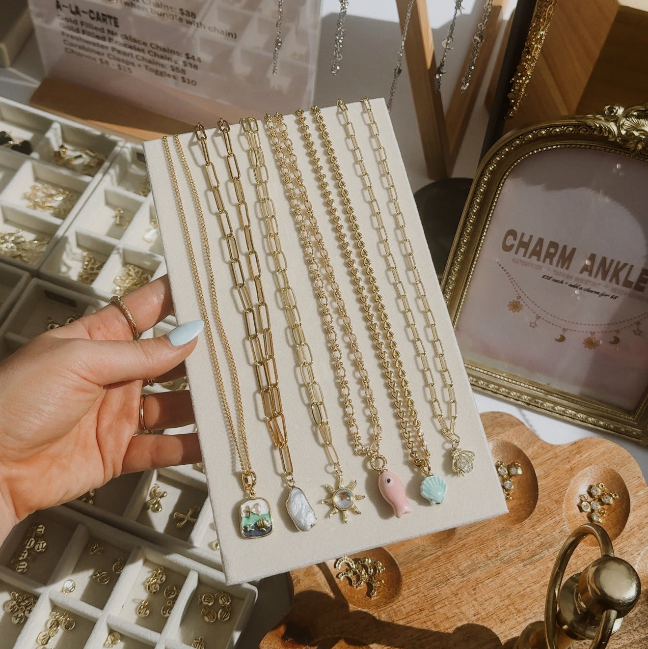 Blush Baby Fish Charm