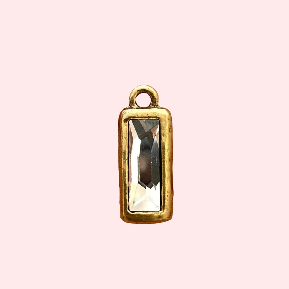 Big Gem Energy Charm - Gold