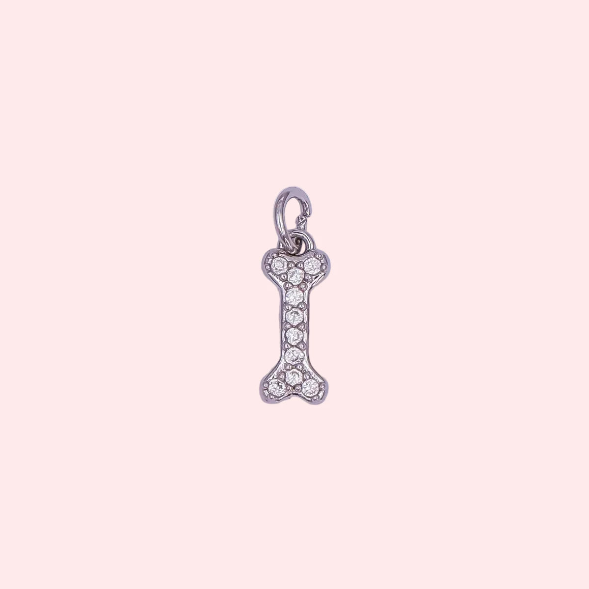 Silver Dog Bone Charm