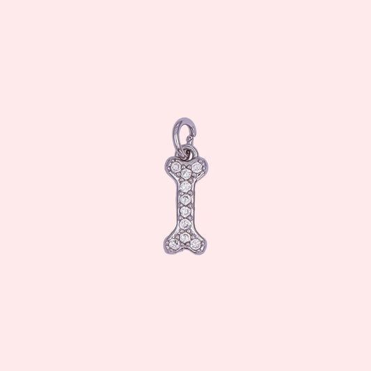 Silver Dog Bone Charm
