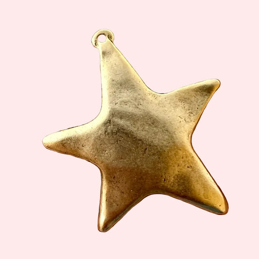 Wish Upon a Star Charm - Gold