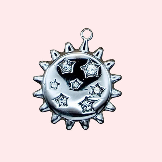 Chasing the Sun Charm - Silver
