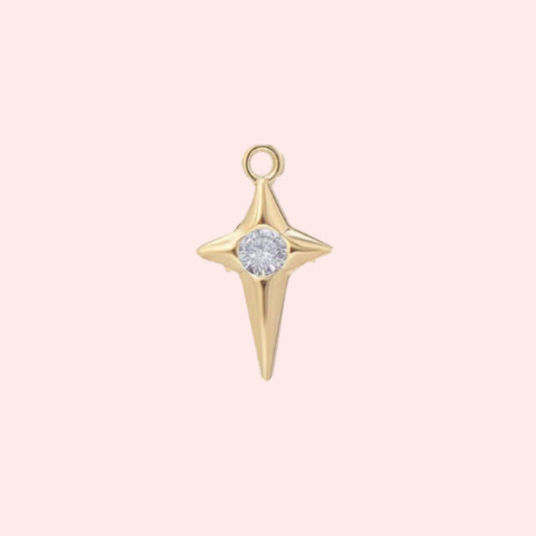 Mini North Star Charm