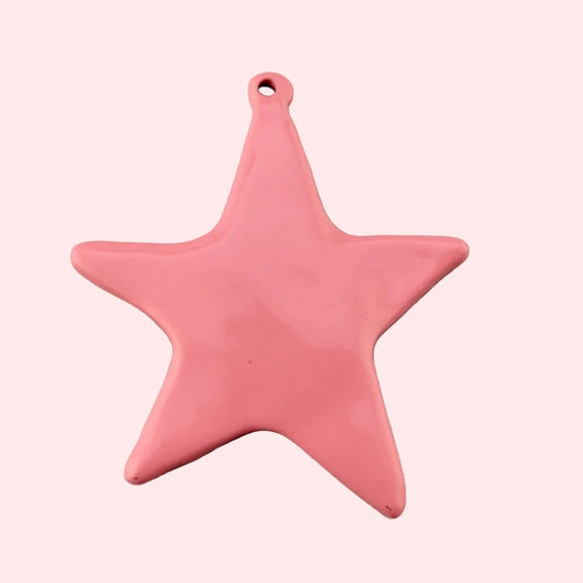 Wish Upon a Star Charm - Coral