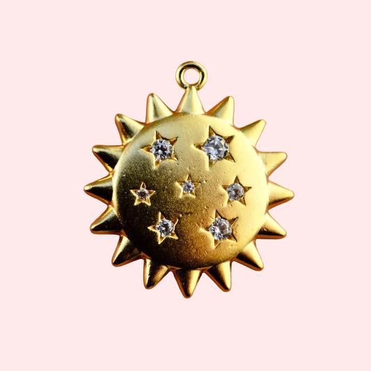 Chasing the Sun Charm - Gold