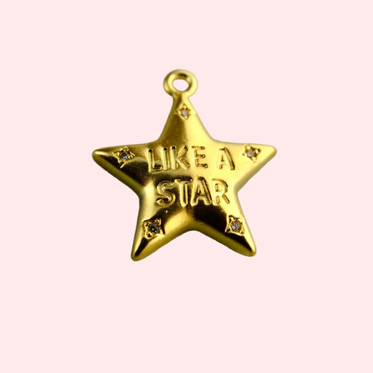 Main Character Star Charm - Gold
