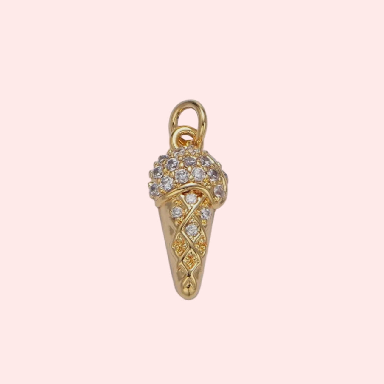 Ice Cream Cone Charm