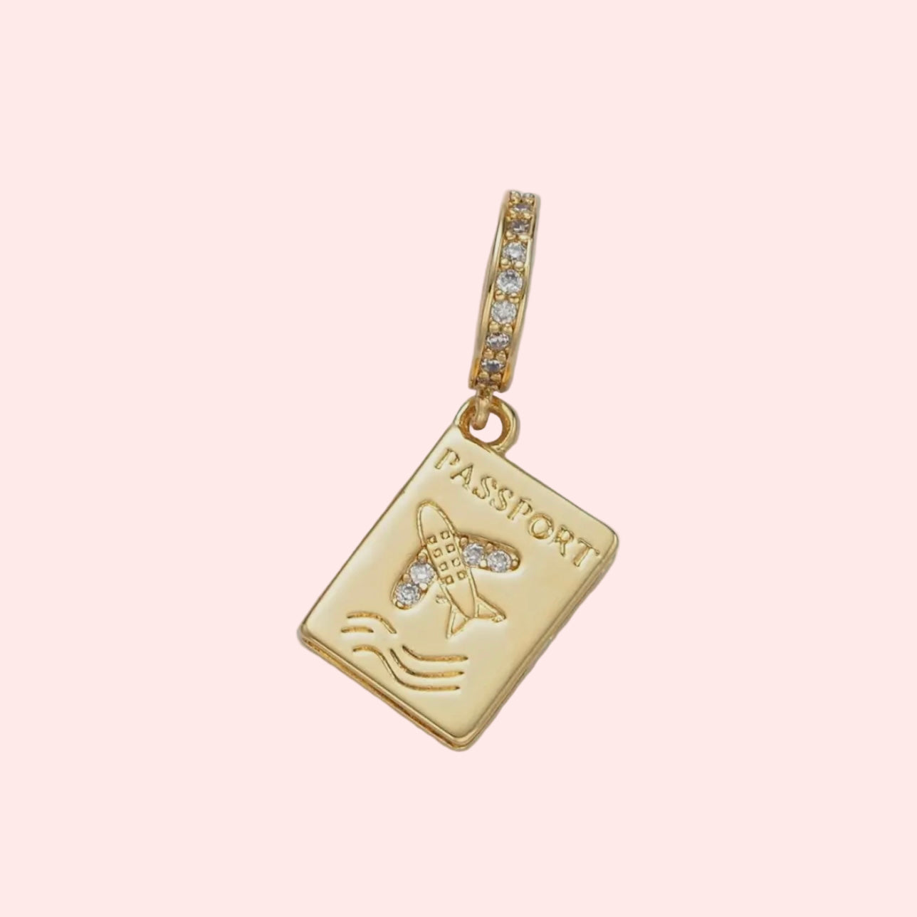 The “Jet Setter” Passport Charm