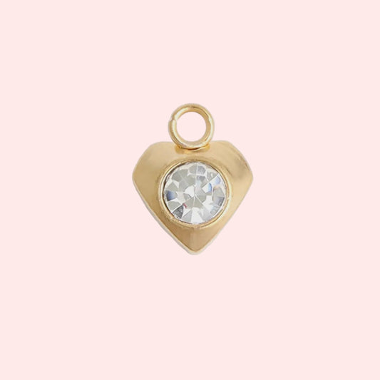 Crystal Heart Charm