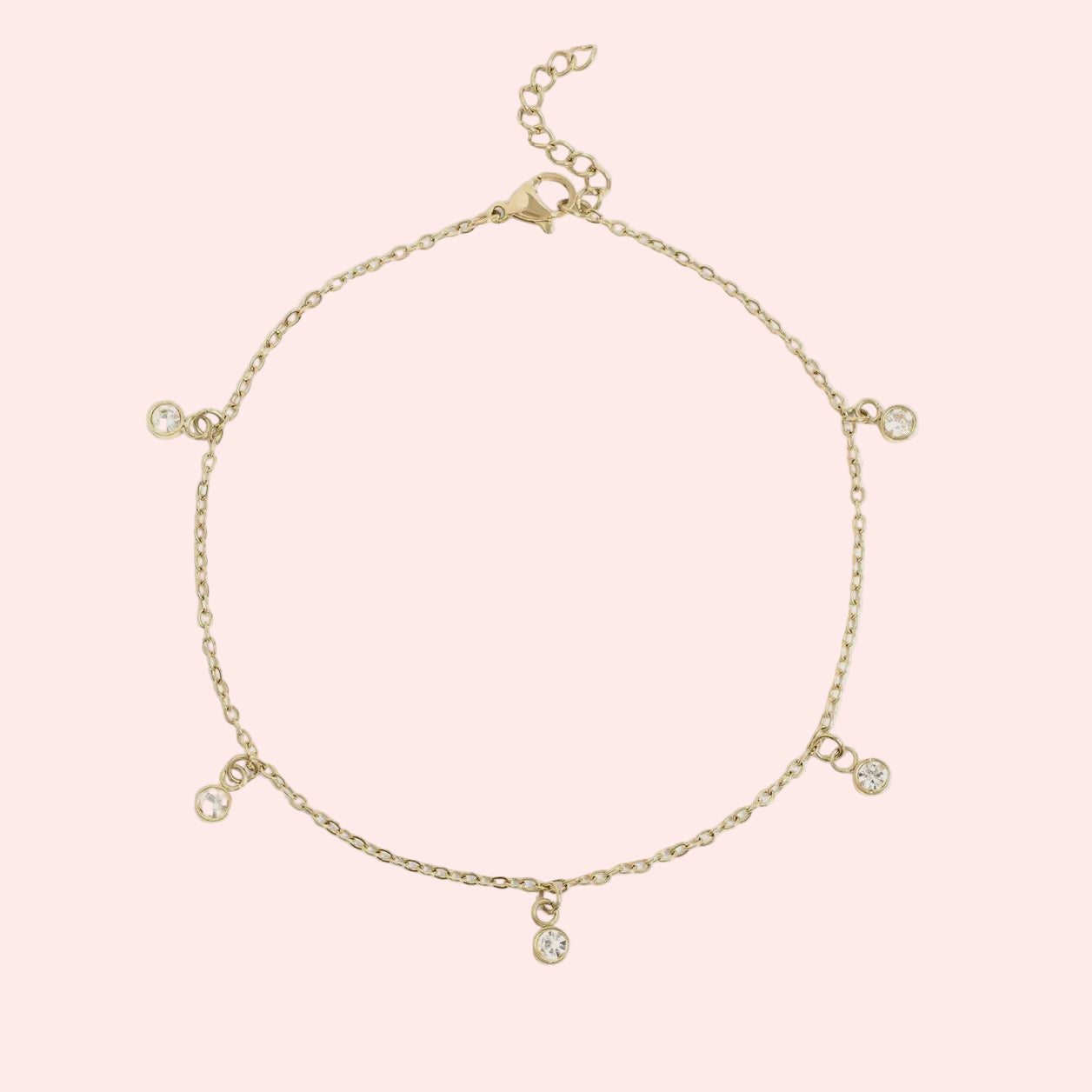 Crystal Drop Anklet