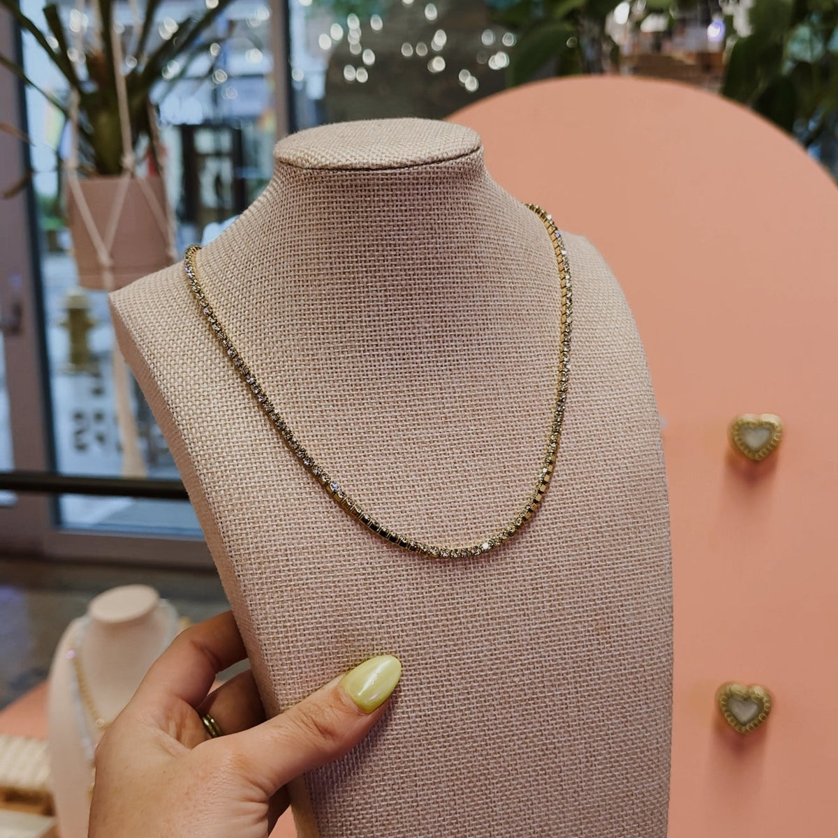 Do it for the Plot Tennis Necklace