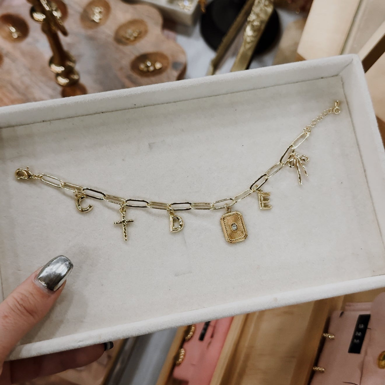 Initial Letter Charm