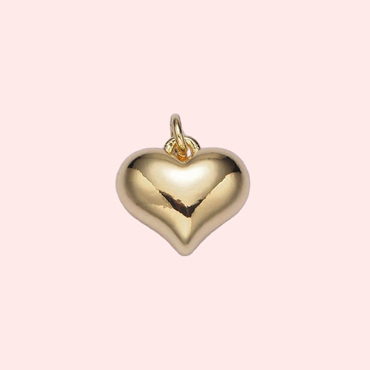 Puffed Heart Charm