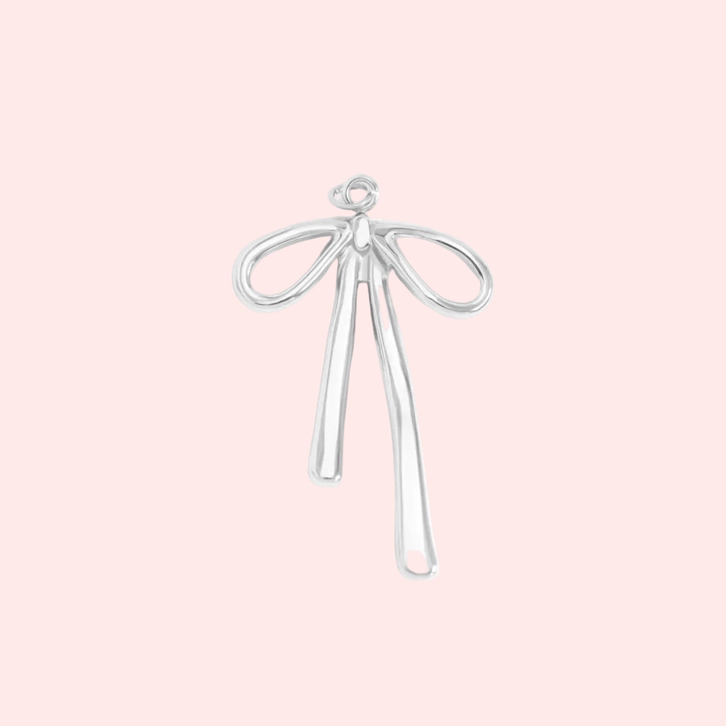 Silver Long Bow Charm