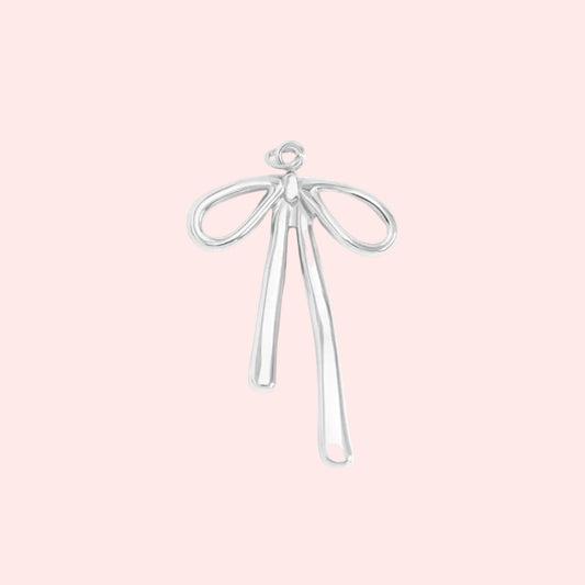 Silver Long Bow Charm